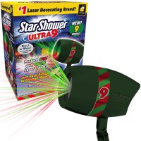 Star Shower Ultra 9 Asseenontv With 9 Enhanced Modes For Spectacular Outdoor Holiday Laser Lighting With Thousands Of Lights