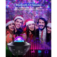 Star Projector Galaxy Light, 3 In 1 Galaxy Projector Night Light Projector,Light For Home Decor Room Decor With Bluetooth Music Speaker,Auto Timer,Christmas Decorations Gifts