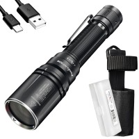 Fenix Ht30R Lep Flashlight, 1640 Yards Ultra Long Throw, Usb-C Rechargeable, With Lumentac Organizer