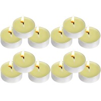 Tea Lights Candles 12 Pack Yellow Tealights Candle Scented Lemon Small Candle For Home Holiday Wedding Partydinner Table