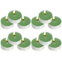 Tea Lights Candles 12 Pack Green Tealights Candle Scented Green Tea Small Candle For Home Holiday Wedding Partydinner Tab