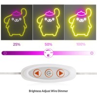 Kimineon Pom Purin Neon Sign Anime Light 3D Wall Art Cute Led For Bedroom Game Room Apartment Japanese Cartoon Dog Lamp Decor