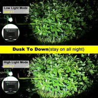 Guyulux Solar Spotlight Outdoor Upgraded Stay On All Night 5000Mah Led Security Light Solar Powered Exclusive Optical Solar P