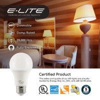 Euri Lighting Ea19-5022Cec, Ca Compliant Led A19 12W (75W Equal), 1100Lm, Dim, 90+ Cri 2700K (Warm White) Damp Rated, Fully Enclosed Rated Ul Energy Star Cec, Ja8, 5 Yr, 25K Hr Wty