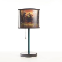 Idea Nuova Star Wars Boba Fett Stick Table Lamp With Pull Chain