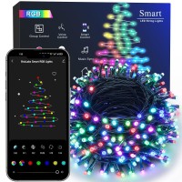 Brizled Smart Wifi Christmas Lights 99Ft 300 Led Smart Color Changing Christmas Lights App Control Rgb Xmas Tree Lights Work W