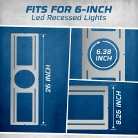 Ohlectric 48 Pack New Construction Roughin Plate For Led Downlight Slim Steel Platebracket Guide For Electrician Drywa