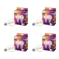 Philips Led Basic Frosted Dimmable A19 Light Bulb - Eyecomfort Technology - 450 Lumen - Soft White (2700K) - 5W=40W - E26 Base - Indoor - 8-Pack