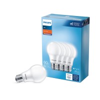 Philips Led Basic Frosted Nondimmable A19 Light Bulb Eyecomfort Technology 800 Lumen Soft White 2700K 10W60W E26 B