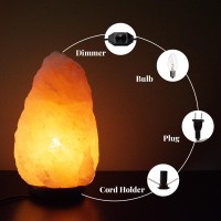 Pohs 100 Authentic Natural Himalayan Pink Salt 810 Inches Lamp Hand Carvedcrafted Crystal Rock Salt Lamps From Himalayan Moun