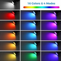 S Smiful Christmas Spotlights Outdoor Rgb Spot Lights For Yard, Color Changing Ip65 Waterproof Led Landscape Lighting With Remote Timer Dimmable Pathway House Garden Lawn Uplights (6 In 1)