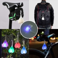 Yuerwover Led Bike Tail Light Bicycle Rear Light Night Riding Essential Cycling Seat Back Safety Lamp Car Truck Reflector 3 Mode