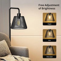 Pazarfami Floor Lamp With Table Side Table With Usb Charging Port And Outlet End Table With Floor Light For Living Room Bedro