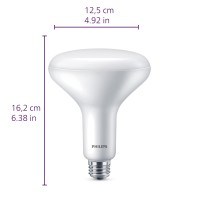 Philips Led Flickerfree Frosted Dimmable Br30 Light Bulb Eyecomfort Technology 650 Lumen Soft White 2200K 75W65W