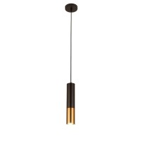 Hobacaa Gu10 Dia 6Cm L30Cm Black Gold Led Pendent Light Spotlights Mini Island Pendant Lighting For Kitchen Island Dinning Room,Bedroom,Bar, Matte Black Kitchen Island