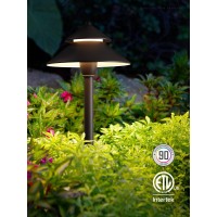 Leonlite 12-Pack Led Landscape Pathway Lighting, 3W Ac/Dc 12V-24V Low Voltage Path Lights, 127Lm Waterproof Aluminum Landscape Lights, 3000K Warm White, Etl Listed Yard Walkway Lights