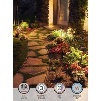 Leonlite 12-Pack Led Landscape Pathway Lighting, 3W Ac/Dc 12V-24V Low Voltage Path Lights, 127Lm Waterproof Aluminum Landscape Lights, 3000K Warm White, Etl Listed Yard Walkway Lights