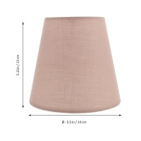 Uonlytech Wall Sconces Lamp Shade Modern Fabric Pendant Light Shade Drum Lampshade Clip On Lamp Cover Round Pendant Lamp Shade For Bedroom Living Room Bathroom Khaki Outdoor Ceiling Fans Lamp Shade