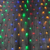 Dazzle Bright Christmas 200 Led Net Lights 98 Ft X 66 Ft Connectable Mesh Lights With 8 Lighting Modes Christmas Decorations