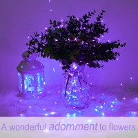 Smilingtown Starry Fairy String Lights 24 Pack 20 Ledstrand 72Ft Firefly Copper Wire Lights Battery Powered Lights For Wedding