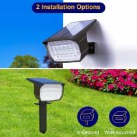 Solar Spot Lights Outdoor Color Changing 20 Led7 Modes Solar Landscape Spotlights Ip65 Solar Lights Outdoor Waterproof Auto