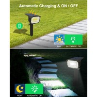 Lotmos Solar Spot Lights Outdoor 10 Pack72 Led3 Modes 2In1 Solar Landscape Spotlights Auto Onoff Ip67 Waterproof Solar