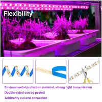 Led Grow Light Strips,Waterproof Full Spectrum Plant Grow Light,Usb 16Ft 300Leds, Flexible Growing Lamp For Indoor Plants Succulents Hydroponics Greenhouse Gardening (5M)