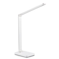 Nuova Germany Led Desk Lamp Eye Protection, Foldable Touch Control Lamp For Kids Room, Office, With Usb Charging Port, Dimmable, 5 Lighting White Modes 2800K-6500K (White)