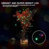 Brightown 12 Pack Led Fairy Lights Battery Operated String Lights Waterproof Silver Wire 7 Feet 20 Led Firefly Starry Moon Light