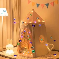 Cynzia 3D Led Butterfly Night Lights 20Pcs Single And Double Butterfly Decoration Light Glowing Flash Wall Stickers Light For