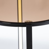 Sandrille Round End Table W/ Led Lighting