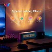 Woohlab Smart Light Bar, Rgbw Color Changing Ambient Lighting With Scene And Music Mode, Sync With Music, Smart App Control, Diy Colors, Gaming Lights For Bedroom, Home, Party, Gaming Room-1 Pack