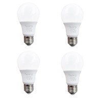 Taysing Dusk To Dawn Light Bulbs Auto On/Off 40 Watt Equivalent Smart Light Sensor Led Bulb Security Bulb Outdoor Night Light Bulb Garage Porch 5W 500Lm E26 Soft White 4 Pack