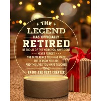 Petalsun Retirement Gifts For Men 2024 Retirement Gifts Happy Retirement Decorations Retirement Plaque The Legend Has Retire