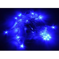 Karlling Battery Operated Blue 40 Led Fairy Light String Wedding Party Xmas Christmas Decorationsblue10 Pack