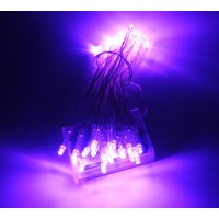 Karlling Battery Operated Purple 40 Led Fairy Light String Wedding Party Xmas Christmas Decorationspurple10 Pack