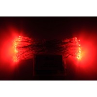 Karlling Battery Operated Red 40 Led Fairy Light String Wedding Party Xmas Christmas Decorationsred20 Pack