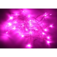 Karlling Battery Operated Pink 40 Led Fairy Light String Wedding Party Xmas Christmas Decorationspink20 Pack