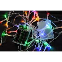 Karlling Battery Operated Christmas Lights13 Ft Short Clear Wire String Led Twinkle Fairy Light For Small Mini Xmas Tree And We