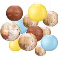 12 Pcs Chalkboard Brights Chinese Paper Lanterns 10 Inch Hanging Paper Lanterns Multi Color Brights Round Paper Lantern For Home