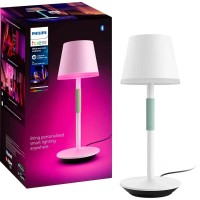 Philips Hue Go Smart Portable Table Lamp White White And Color Ambiance Led Colorchanging Light 1 Pack Indoor And Outdoo