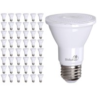 Bioluz Led Par20 Led Bulbs 3000K 90 Cri 5.5W = 75W Replacement Soft White Dimmable Spot Light Bulb E26 Base 40 Degree Beam Angle Ul Listed & Title 20 48-Pack