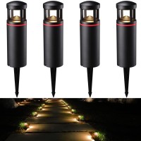 Leonlite Rgb Low Voltage Pathway Lights Unique Light Pattern Color Changing Landscape Path Lights Outdoor Aluminum Ip65 30