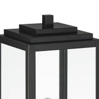 John Timberland Titan Modern Outdoor Pier Mount Light Matte Black 17