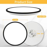 Moonsea 158 Inch Dimmable Led Flush Mount Ceiling Light With Remote 36W Low Profile Modern Led Surface Mount Ceiling Light Ult