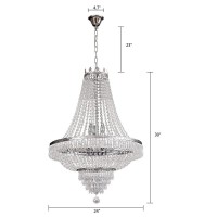 Zcyou 14 Lights Gold Modern Luxury K9 Crystal Chandelier,Classic Empire Style 60