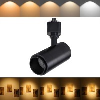 Ajbvp 5Color Led Track Lighting Heads 12W Dimmable Adjustable Beam Degree1524364560 2700K3000K3500K4000K5000K Single Ci