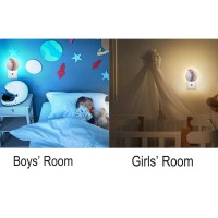 Axayaz Baseball Stitching Led Night Light Ball Game Sports American Dusk To Dawn Round Lamp Auto Sensor For Bathroom Hallway Liv