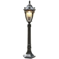 Outdoor Post Light Outdoor Garden Patio Path Lighting Lamp Post Modern Vintage Style Lantern Light Weatherproof Ip55 - 1 X 60W E27 Bulb,Bulbs Not Included (B)