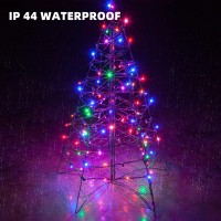 Dazzle Bright 33Ft 100 Led Christmas String Lights Indoor Outdoor Waterproof Multicolored Christmas Lights Green Wire Twinkle